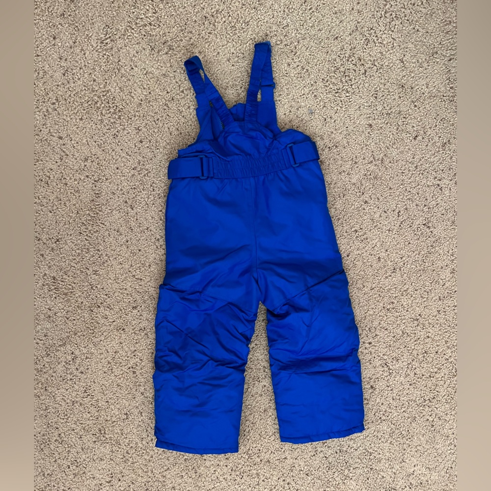 NWT Cat & Jack Heavyweight Snow Bib - size 3 Toddler Ski Winter Blue